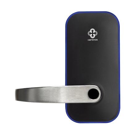 Centrios Grade 1 Smart Bluetooth Cylindrical Lock, Pacific Beach, Key-in Lever, Less Cylinder, Satin Chrome CEB100-PB-626-LC